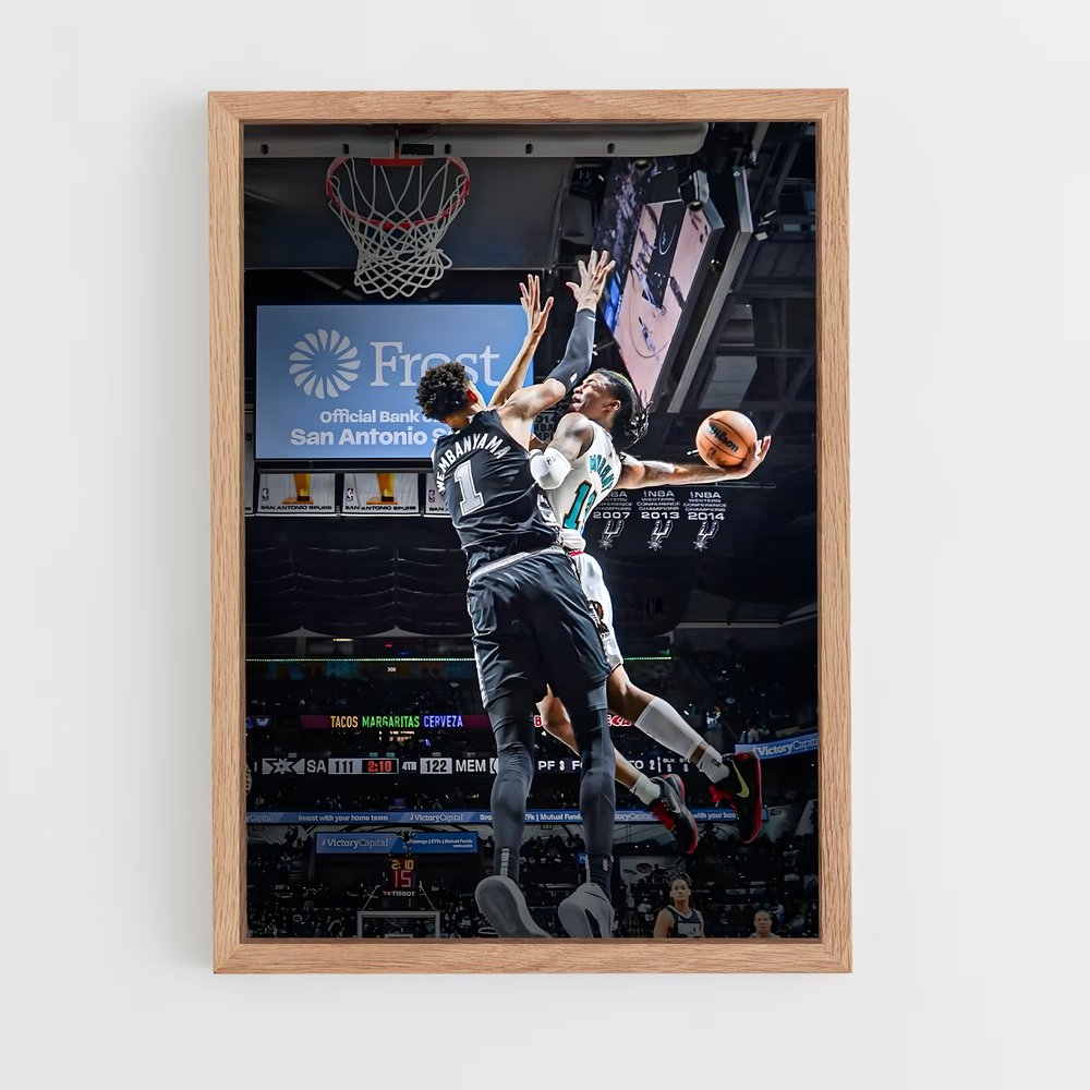 Poster Saut Majestueux Basket Esprit vibrant – affiche Basketball (vue 4)